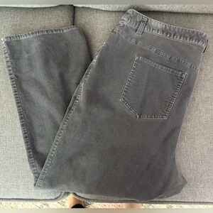 CJ Banks - corduroy, gray pants. Well cared for, good quality. Size 18w.